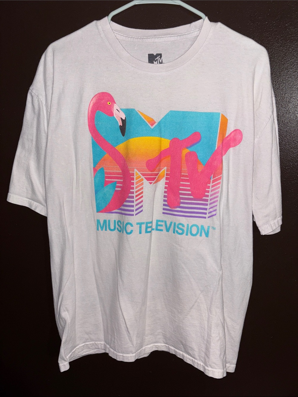 🦩 MTV GRAPHIC FLAMINGO TEE 🦩